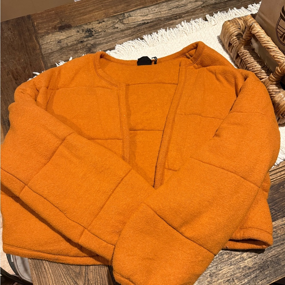 Urban Outfitters Orange Bomber Jacket